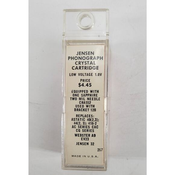 JENSEN K Phonograph Cartridge Replacement for Astatic 40-2, 40-3, 416-2 NOS - Picture 2 of 3